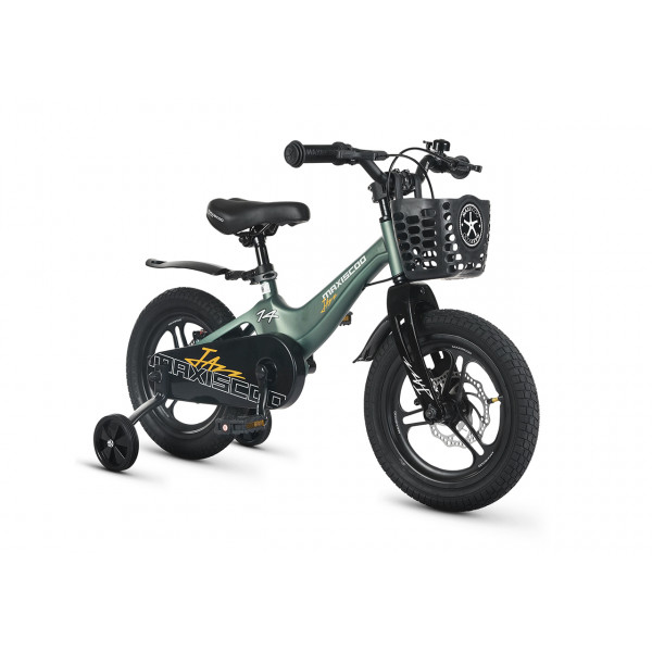 Детский велосипед MAXISCOO JAZZ 14 Pro Зеленый матовый (2026) -  MSC-J1454P 