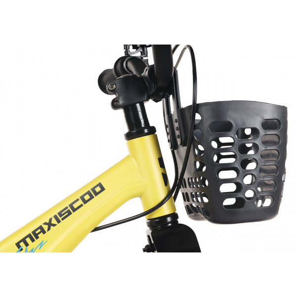 Детский велосипед MAXISCOO JAZZ 14 Pro Желтый Матовый (2024) - MSC-J1455P