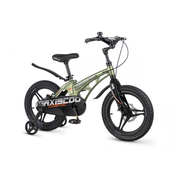Детский велосипед Maxiscoo Cosmic Delux 16” Зелёный Матовый (2026) - MSC-C1651D