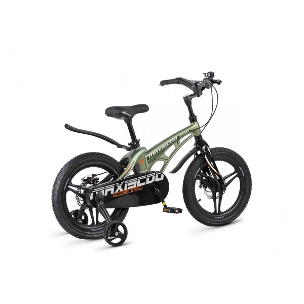Детский велосипед Maxiscoo Cosmic Delux 16” Зелёный Матовый (2026) - MSC-C1651D