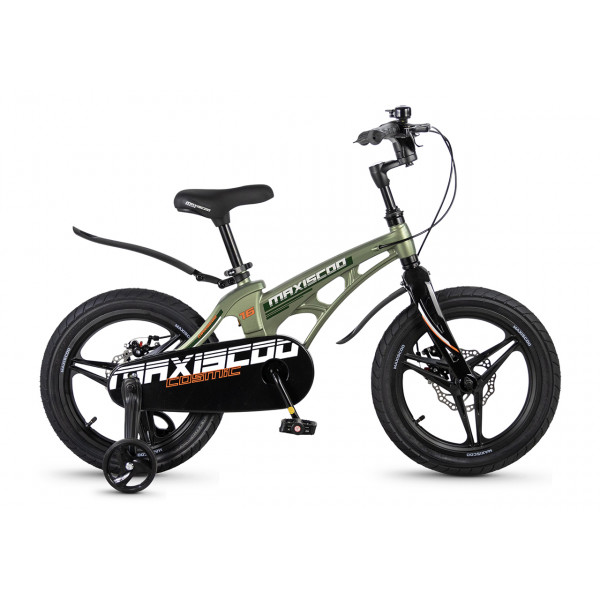 Детский велосипед Maxiscoo Cosmic Delux 16” Зелёный Матовый (2026) - MSC-C1651D