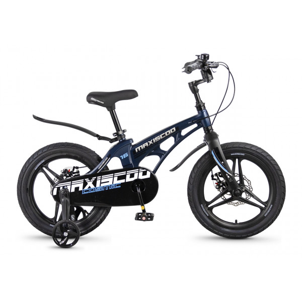 Детский велосипед MAXISCOO Cosmic Делюкс 16" Синий Матовый (2026) - MSC-C1652D