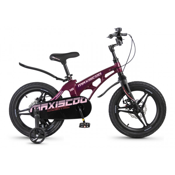 Детский велосипед MAXISCOO Cosmic Делюкс 16" Розовый (2026) - MSC-C1656D