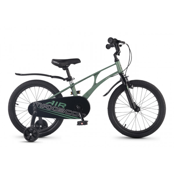 Детский велосипед Maxiscoo Air Standart 18", Зелёный Матовый (2026) - MSC-A1855