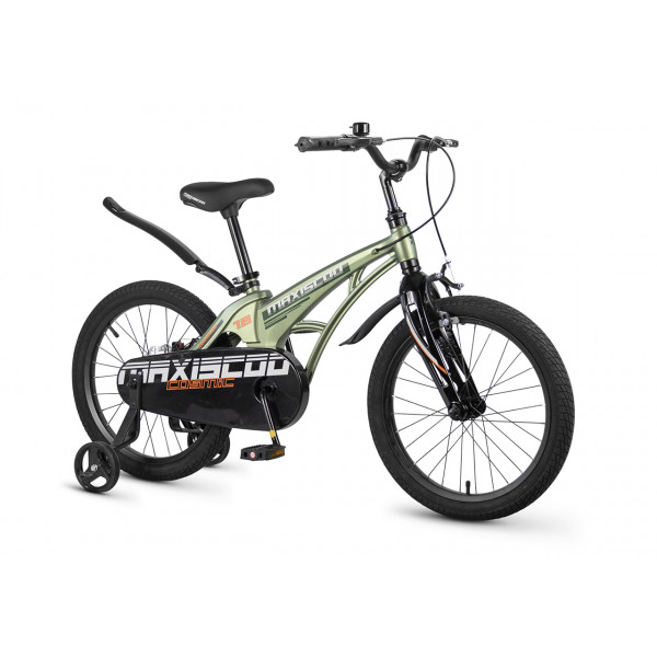 Детский велосипед Maxiscoo Cosmic Standart, 18", Зелёный Матовый (2026) - MSC-C1851 Детский велосипед Maxiscoo Cosmic Standart, 18", Зелёный Матовый (2026) - MSC-C1851