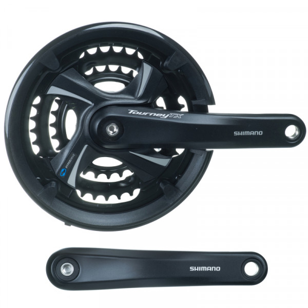 Система шатунов Shimano FC-TX801,TOURNEY TX,FOR REAR 7/8-SPEED, 170MM, 48X38X28TW/CG, CHAIN CASE COMPATIBLE, W/CRANK FIX 